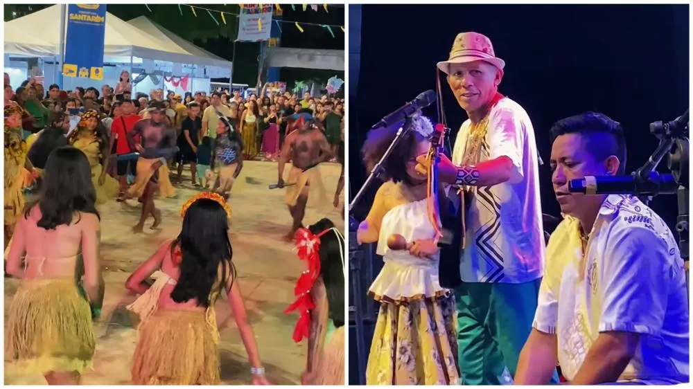Atra&ccedil;&otilde;es culturais na III Feira Ind&iacute;gena em Santar&eacute;m - Reprodu&ccedil;&atilde;o/Instagram