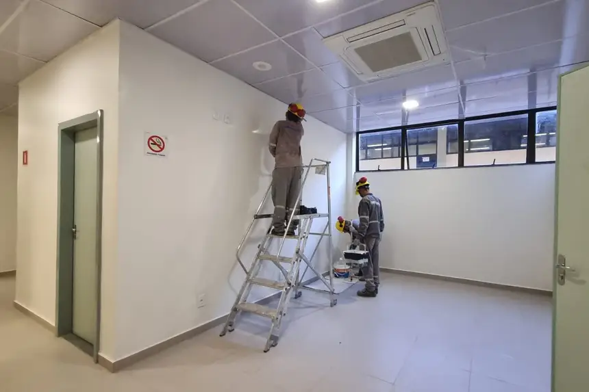 Obras de acabamento em fase final o Materno-Infantil - Ag&ecirc;ncia Par&aacute;