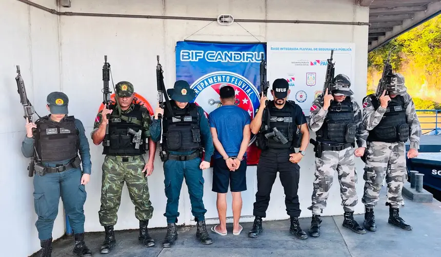 Foragido da Justiça por violência doméstica é preso por agentes da Base Candiru 